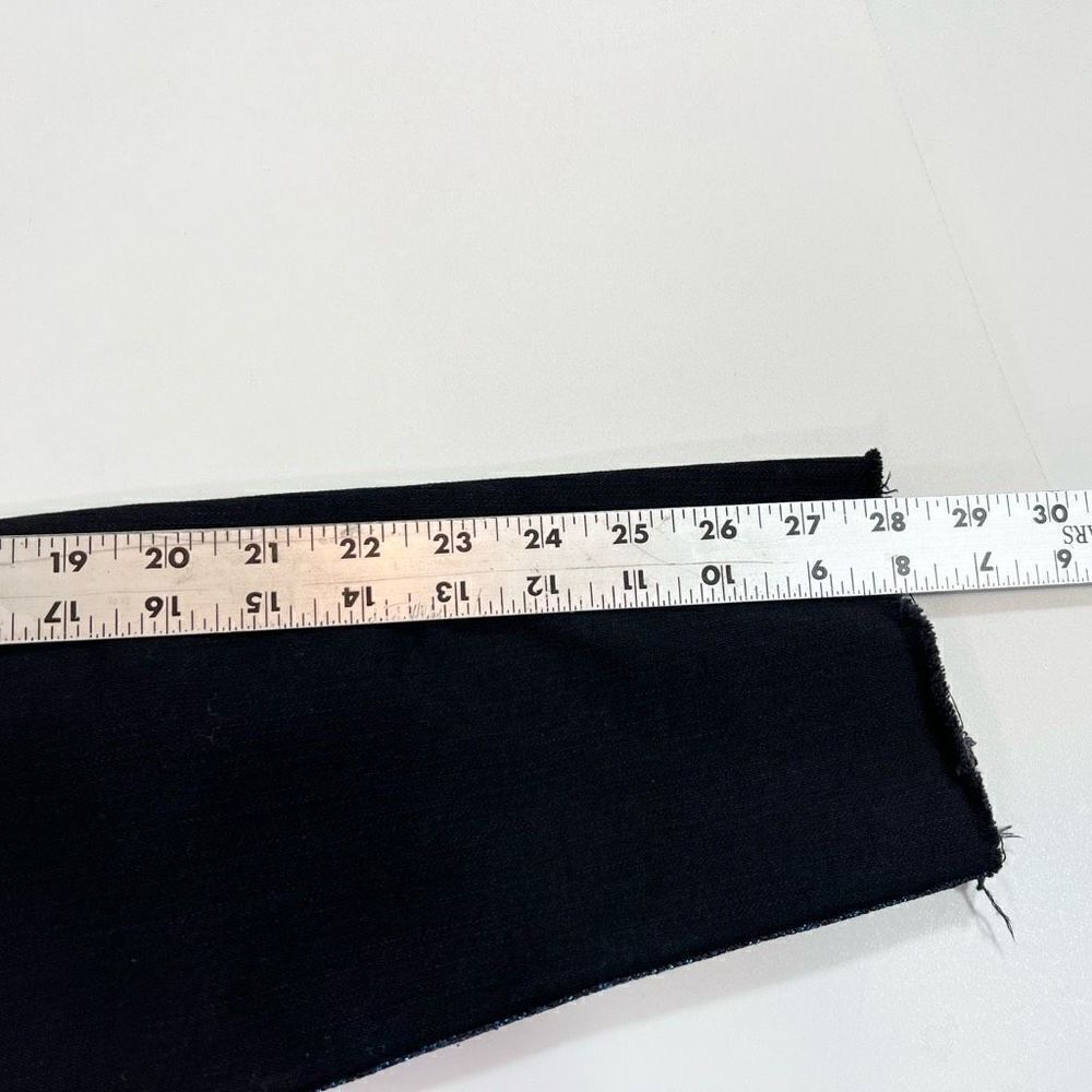 Mother Looker Ankle Fray Guilty Glitter Racer Jeans Womens 29 Black Frayed Hem - Picture 11 of 14